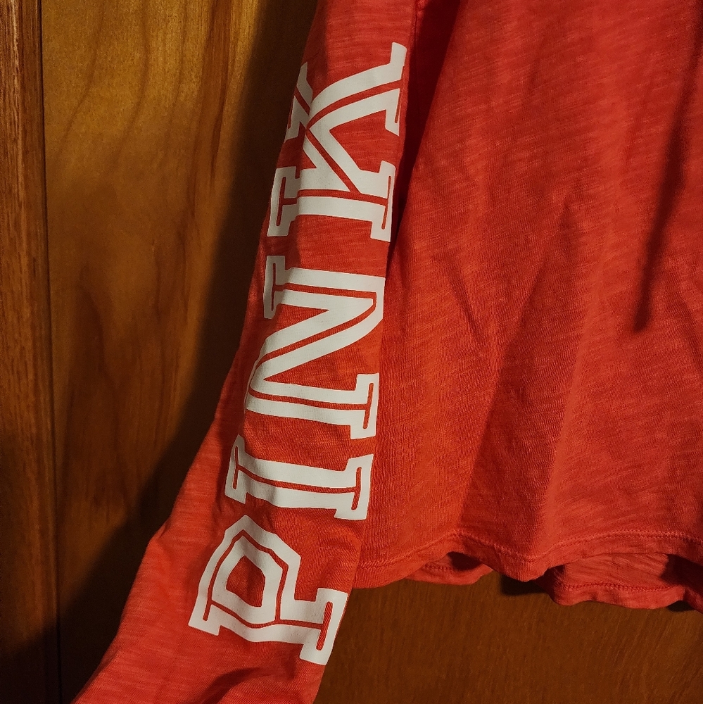 VS PINK Cropped Long Sleeve - XS - Picture 3 of 6